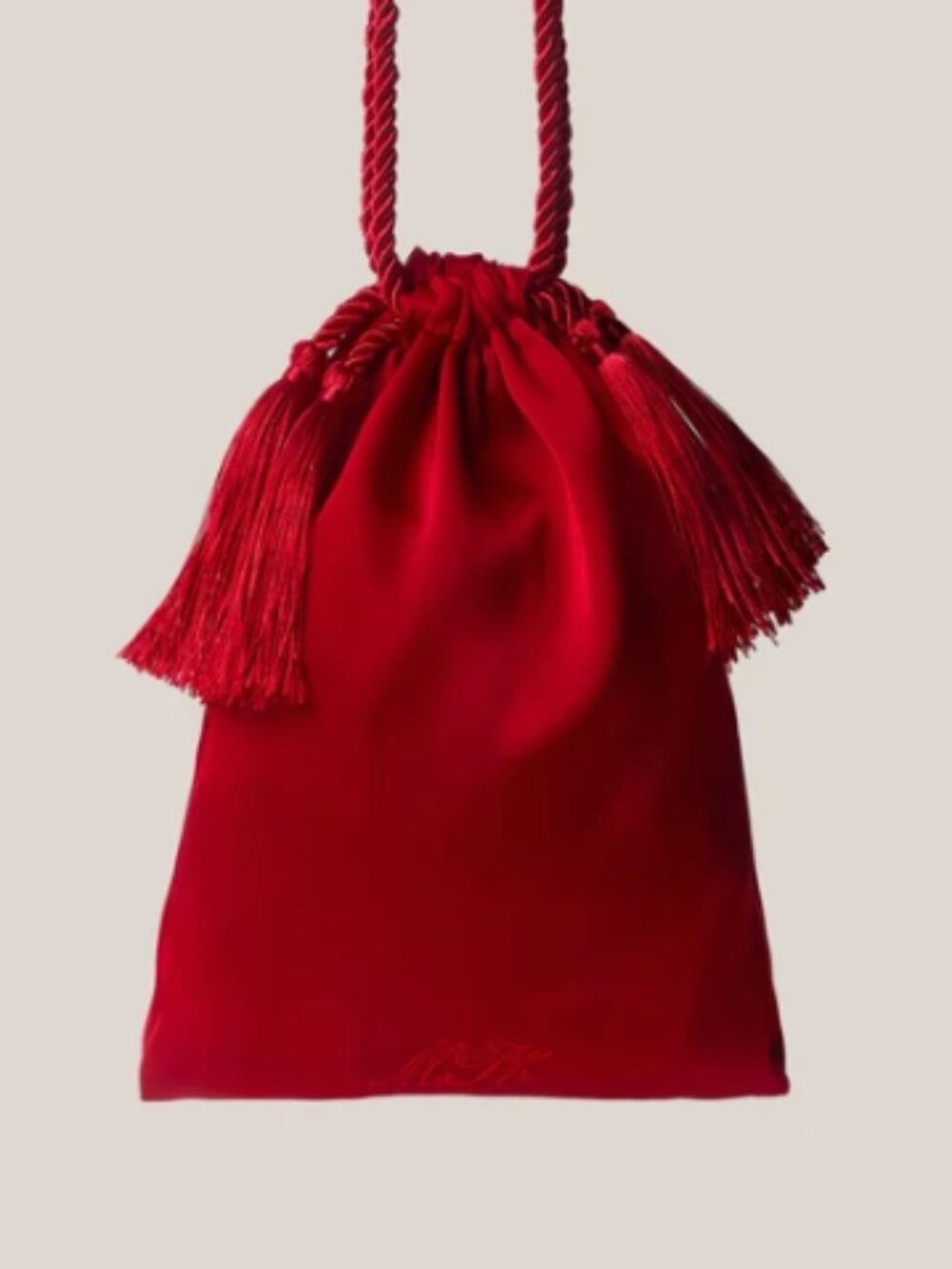 MPH Mary Philips Silk Red Bag